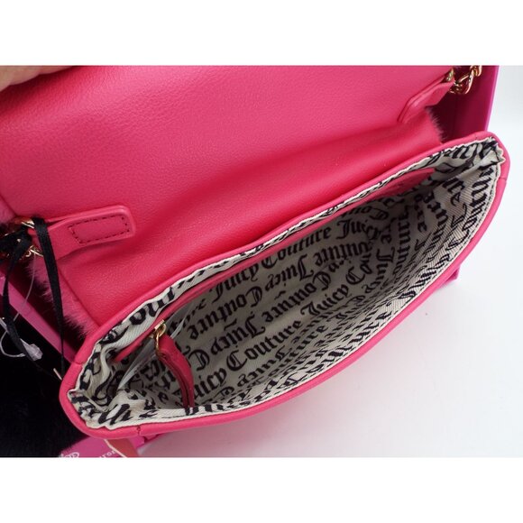 Juicy Couture Free Love Flap Crossbody and Keychain Boxed Set NEW - Picture 5 of 10